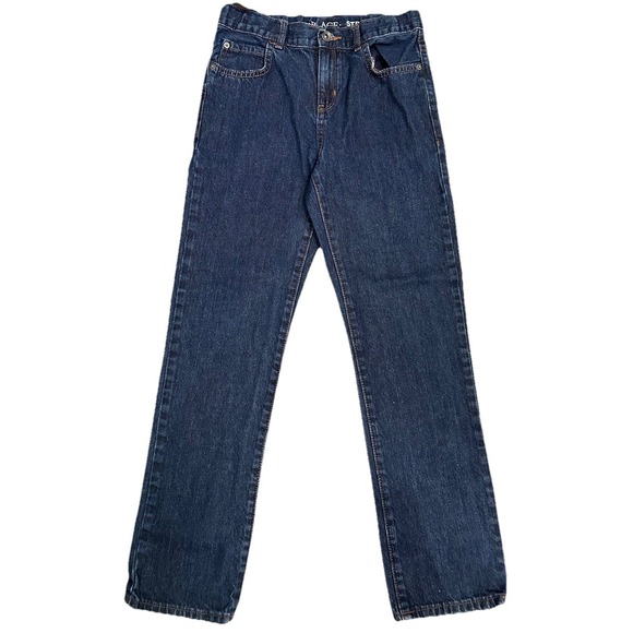 Children's Place Lot Of 3 Kids Sz 12 Jeans Unisex Bootcut Straight Adj Waist - Picture 2 of 14